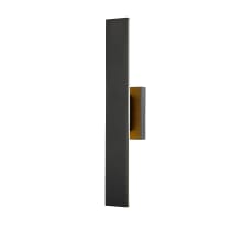 Stylet 24" Tall Outdoor Wall Sconce with Shade