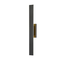 Stylet 36" Tall Outdoor Wall Sconce with Shade