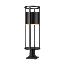 Luca 30" Tall LED Cylinder Post Light