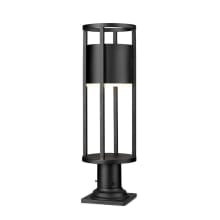 Luca 24" Tall LED Cylinder Post Light