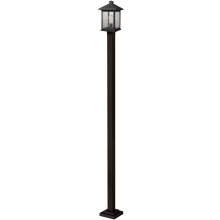 Portland 112" Tall 1 Light Outdoor Lantern Post Light with Post