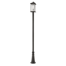 Portland 117" Tall Outdoor Single Head Post Light with 10" Base