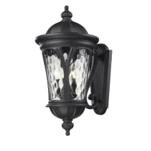 Doma 29" Tall 5 Light Wall Sconce with Water Glass