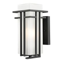 Abbey 12" Tall 1 Light Wall Sconce with Matte Opal Glass