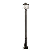 Aspen Single Light 110" Tall Outdoor Post Light with Included Post