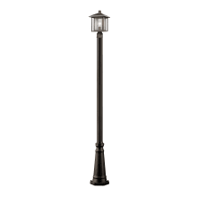 Aspen Single Light 109" Tall Outdoor Post Light with Included Post