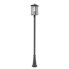 Aspen 3 Light 118" Tall Outdoor Single Head Post Light with Post Included