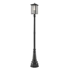 Aspen 3 Light 107" Tall Outdoor Single Head Post Light with Post
