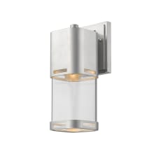 Lestat 14" Tall LED Wall Sconce with Clear Cylinder Glass - 2700K