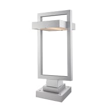 Luttrel 25" Tall LED Outdoor Square Base Pier Mount Light