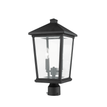 Beacon 2 Light 20" Tall Outdoor Single Head Post Light with Round Post Mount