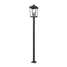 Beacon 4 Light 125" Tall Outdoor Single Head Post Light