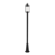 Roundhouse 119" Tall Outdoor Single Head Post Light with 10" Base
