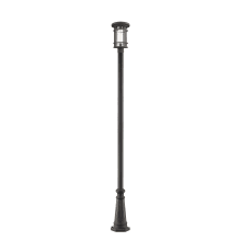 Jordan 112" Tall Outdoor Single Head Post Light with 10" Base