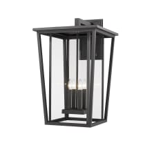 Seoul 4 Light 30" Tall Outdoor Wall Sconce