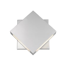 Quadrate 11" Tall 1 Light LED Adjustable Wall Sconce - 2700K