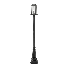 Millworks 2 Light 97" Tall Outdoor Single Head Post Light