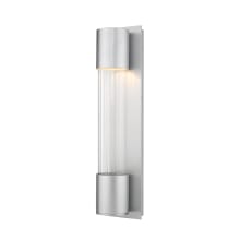 Striate 21" Tall LED Outdoor Wall Sconce