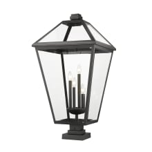 Talbot 4 Light 37" Tall Outdoor Single Head Post Light