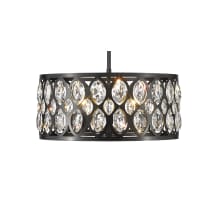 Dealey 5 Light 20" Wide Crystal Pendant