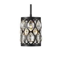 Dealey 7" Wide Crystal Mini Pendant