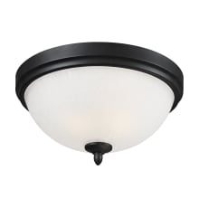 Arshe 3 Light Flushmount Ceiling Fixture with White Watermark Shade