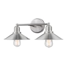 Casa 2 Light 18" Wide Bathroom Vanity Light