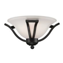 Lagoon 1 Light Wall Sconce with Matte Opal Glass Shade