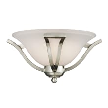 Lagoon 1 Light Wall Sconce with Matte Opal Glass Shade