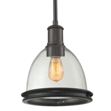 Mason 3 Light Linear Pendant with Seedy Clear Glass Shades