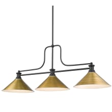 Melange 3 Light 15" Wide Linear Pendant