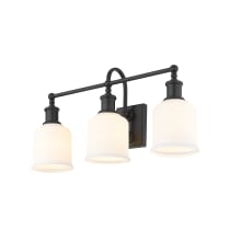 Bryant 3 Light 24" Wide Bathroom Vanity Light with Frosted Glass Shades