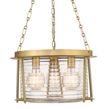 Cape Harbor Pendant 3 Light 18" Wide Pendant