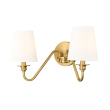 Gianna 2 Light 10" Tall Wall Sconce