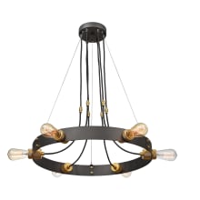 Troubadour 6 Light 24" Wide Single Tier Chandelier