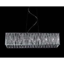 Terra 9 Light 46" Wide Crystal Linear Chandelier