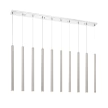 Forest 10 Light 57" Wide LED Linear Pendant with 24" Pendants