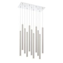 Forest 11 Light 24" Wide LED Linear Pendant with 24" Pendants