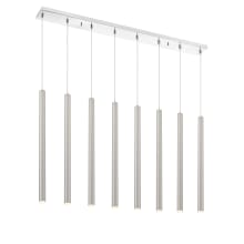 Forest 8 Light 44" Wide LED Linear Pendant with 24" Pendants