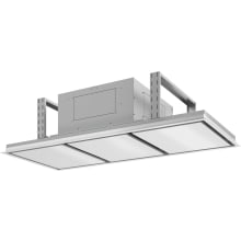 Lux 63 in. Island Range Hood with LED Lights in Stainless Steel