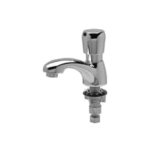 Slow-Closing Lead Free Metering Faucet with Offset Handicap Grid Drain from the AquaSpec Collection