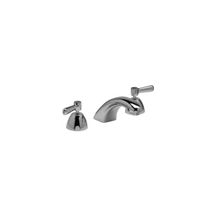 Widespread Lead Free Double Handle Faucet with Metal Lever Handles, Pop-Up Drain and 0.5 GPM Vandal-Resistant Pressure Compensating Aerator from the AquaSpec Collection