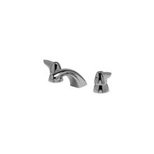 Widespread Lead Free Double Handle Faucet with Metal Wrist Blades and Inter-Connecting Copper Supply Tubes from the AquaSpec Collection