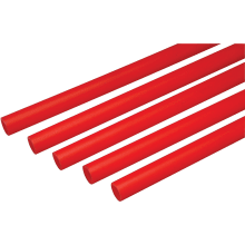 Potable (Non-Barrier) Piping - Red, 1/2" X 20 Feet, Straight Length