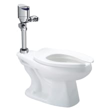 Zurn One 1.28 GPF One Piece Elongated Toilet with Battery Powered Flush Valve - Seat Included