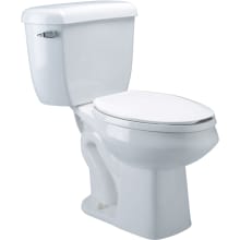 EcoVantage 1.1 GPF Two Piece Elongated Toilet with Left Hand Lever - Less Seat