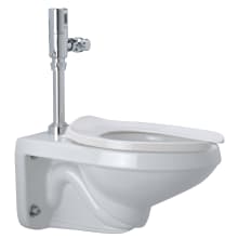 EcoVantage 1.28 GPF Wall Mounted One Piece Elongated Toilet with Exposed ZTS6000EV Flushometer Valve