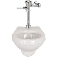 EcoVantage 1.28 GPF Wall Mounted One Piece Elongated Toilet with Left Hand Lever - Less Seat