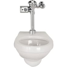 EcoVantage 1.28 GPF Wall Mounted One Piece Elongated Toilet with Hand Lever - Less Seat