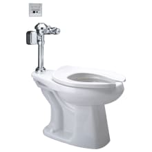 EcoVantage 1.28 GPF One Piece Elongated Toilet with Exposed ZEMS6000AV-HET Sensor Hardwired Flushometer Valve